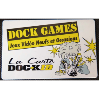 TELECARTE : télécarte Dock Games jeux vidéos neufs et occasion