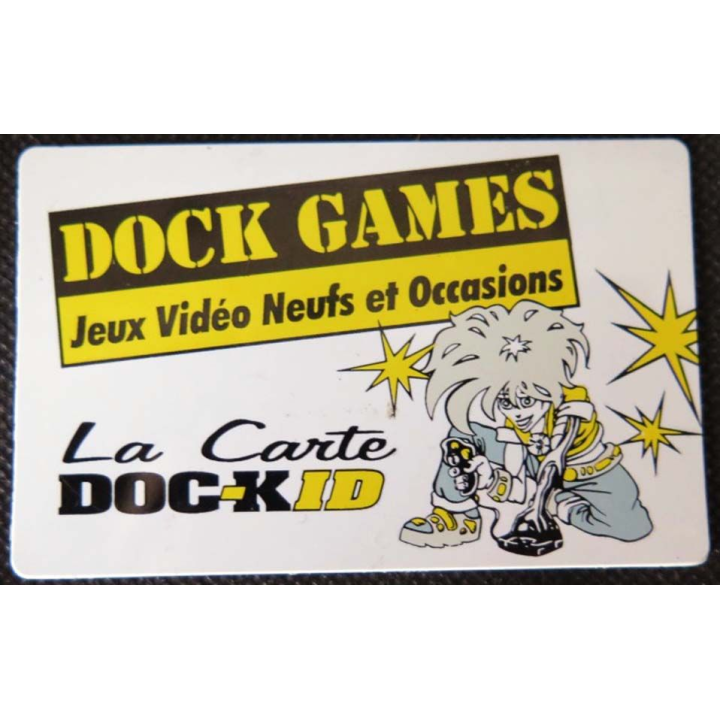 TELECARTE : télécarte Dock Games jeux vidéos neufs et occasion
