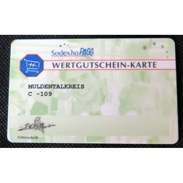 TELECARTE : télécarte Sodexho pass wertgutschein-Karte