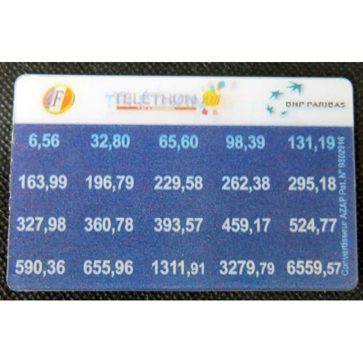 TELECARTE : télécarte La Poste convertisseur Francs / Euros 2002
