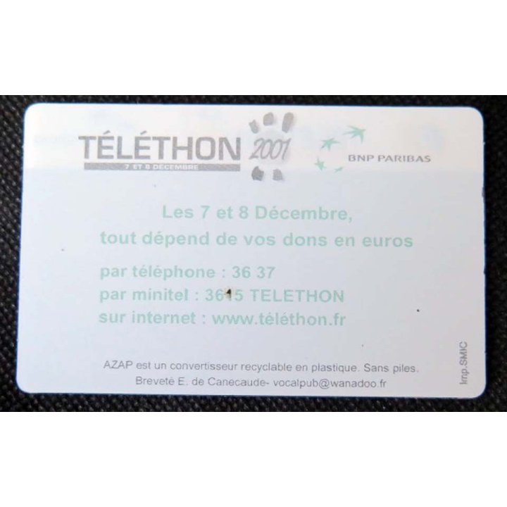 TELECARTE : télécarte La Poste convertisseur Francs / Euros 2002