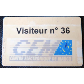 TELECARTE : télécarte visiteur n°36 du CEM Centre électronique de Marcq
