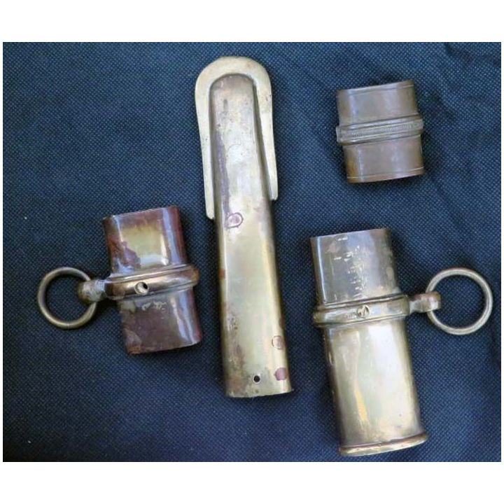 MILITARIA : garnitures de fourreau de sabre (1845 ?)