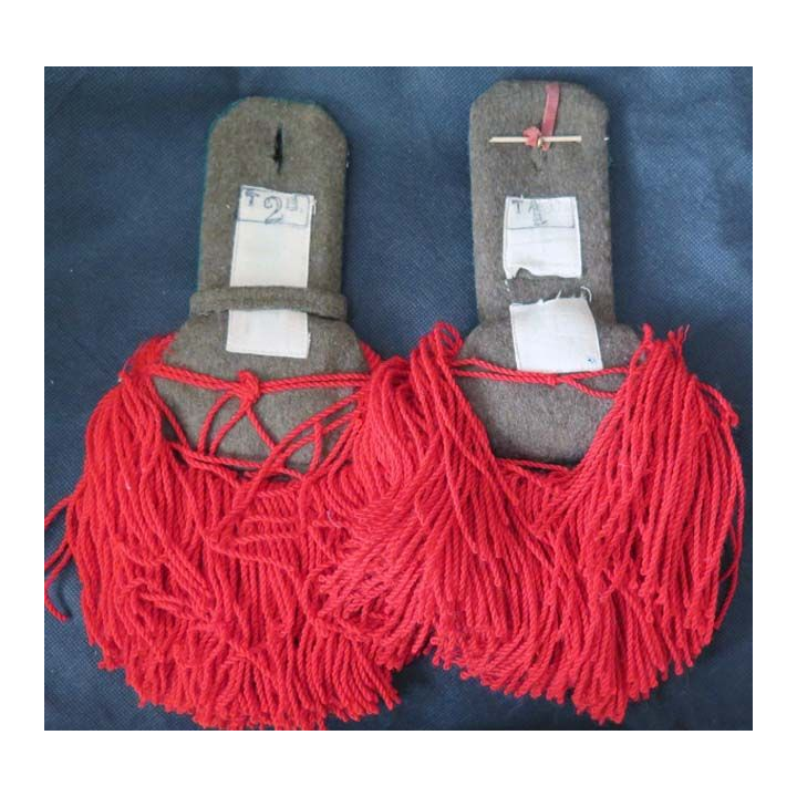 MILITARIA : paire d'épaulette de légionnaire