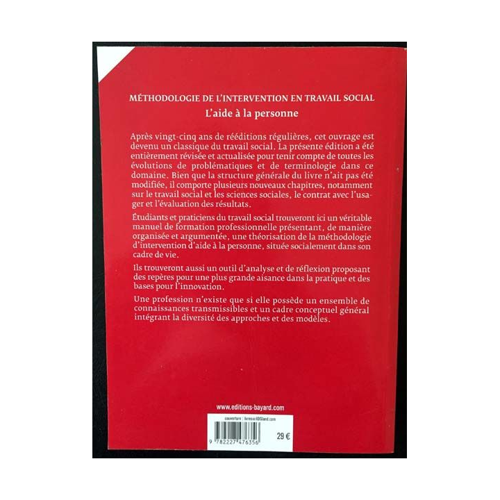 1. Méthodologie de l'intervention en travail social de Cristina de Robertis aux éditions Bayard