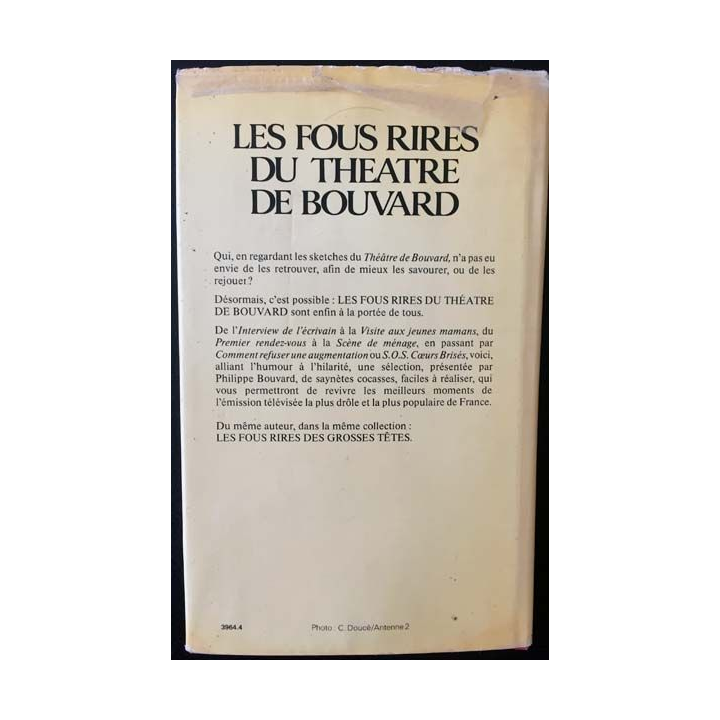 1. Les fous rires du théâtre de Bouvard aux éditions J.-C Lattès