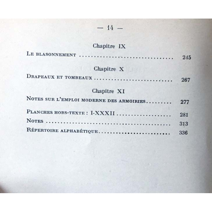 1. Manuel du blason de D. L. Galbreath aux éditions librairie A. Badiou-Amant 1942