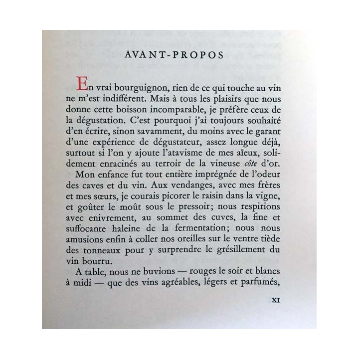 1. Nouvelles pensées d'un dégustateur de Pierre Poupon à la Bibliothèque de la confrérie des chevaliers du Tastevin