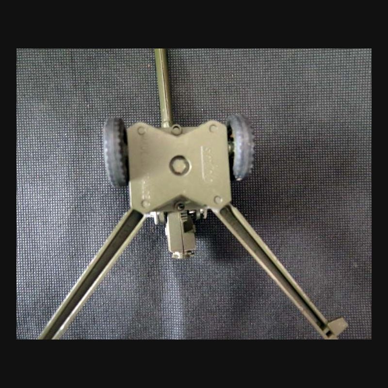 Canon Tracté Militaire Solido 1/50 - Bouche à Feu 90mm, Métal Kaki, Embout Canon, Neuf