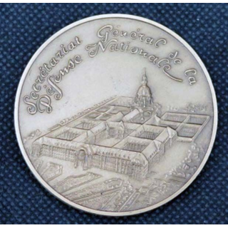 MEDAILLE : médaille du secrétariat général de la défebse nationale de diamètre 5 cm de fabrication FIA