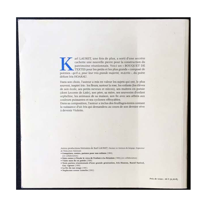 1. Bouquet de textes de Karl Lauret