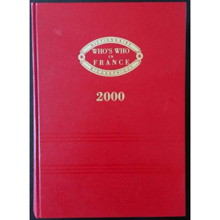 1. Who's who in France 2000 Dictionnaire biographique Lafitte Paris