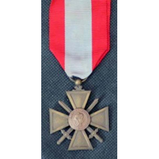 FRANCE : Croix de guerre des théâtres d'opérations extérieures en bronze