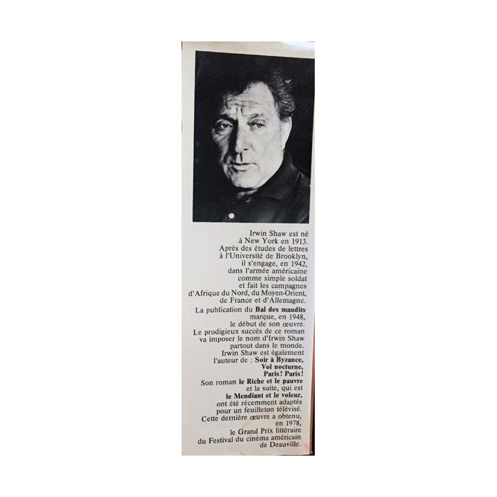 1. Le bal des maudits de Irwin Shaw aux éditions France loisirs