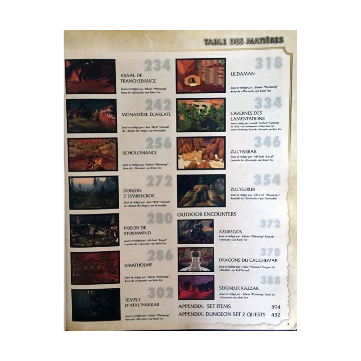 1. World of Warcraft - Le guide des donjons