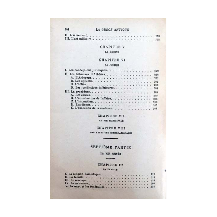 1. La Grèce antique et la vie grecque de A. Jardé aux éditions librairie Delagrave 1923