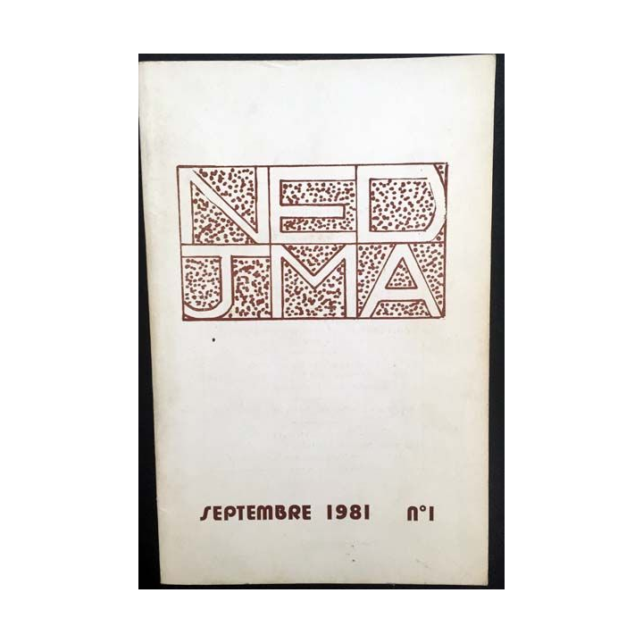 1. NEDJMA Revue culturelle algérienne trimestrielle - Septembre 1981 n°1