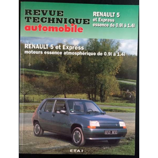 1. Revue technique automobile Renault 5 et Express moteurs essence atmosphérique de 0.9l à 1.4l