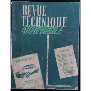 1. Revue technique automobile Panhard tous types