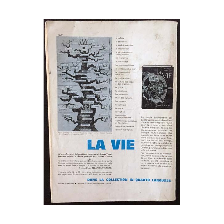 1. Science et vie de la cellule à l'homme numéro hors série