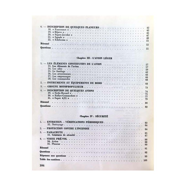 1. Préparation au brevet d'initiation aéronautique - Élément de technologie aéronautique