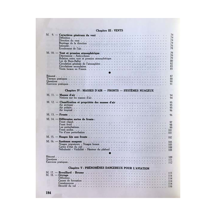 1. Préparation au brevet d'initiation aéronautique - Météorologie et aérologie élémentaire