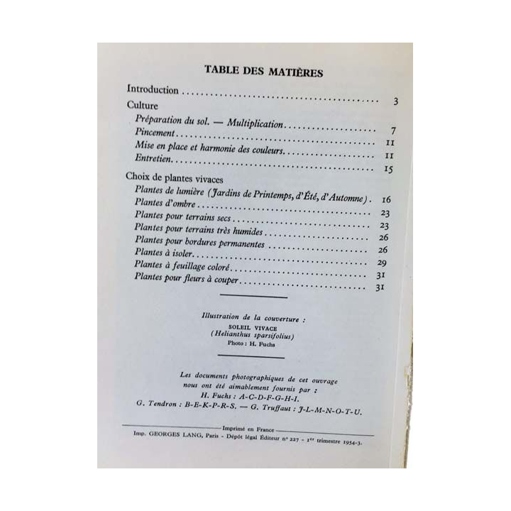 1. Mes plantes vivaces aux éditions La maison rustique