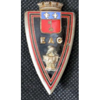 EAG : insigne de l'école d'application du génie de fabrication Drago H. 250 en émail 