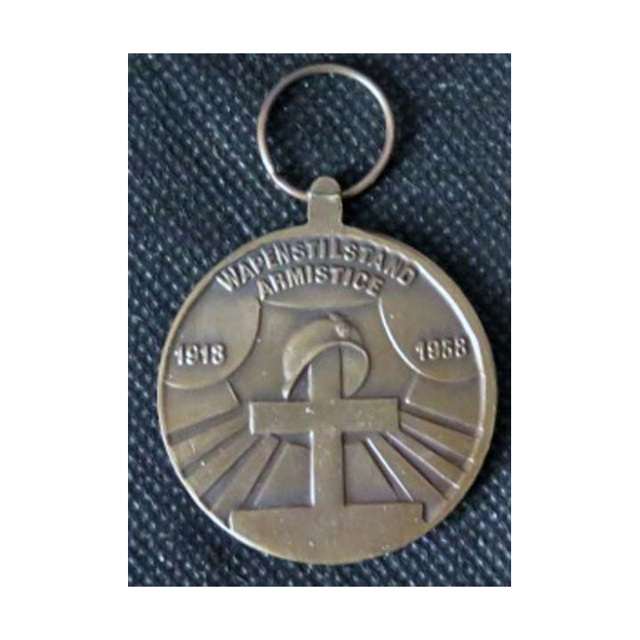 BELGIQUE : médaille commémorative du cinquantenaire de l'armistice 1918-1968