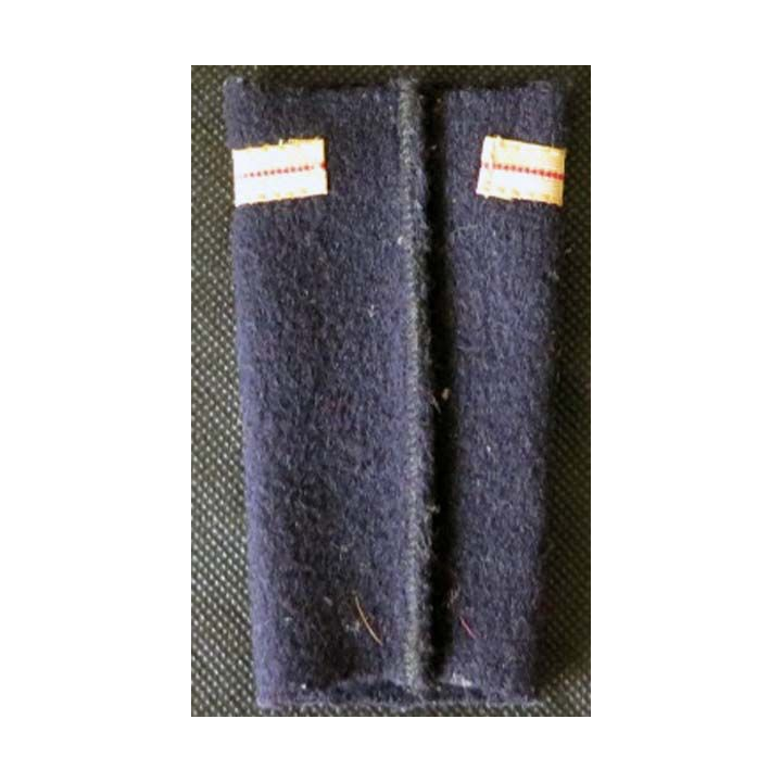 MILITARIA : patte d'épaule d'adjudant des Troupes de marine ancre en canetille vendu à l'unité