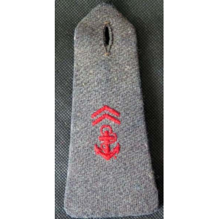 MILITARIA : vieille patte d'épaule de marsouin des Troupes de marine ancre vendu à l'unité