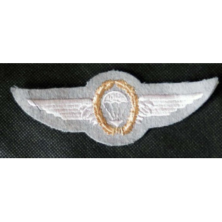 ALLEMAGNE : insigne tissu de brevet parachutiste allemand de largeur 12 cm