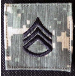USA : galon de combat de sergent américain US Army sur scratch