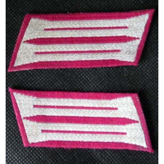 MILITARIA : insigne tissu de col allemand