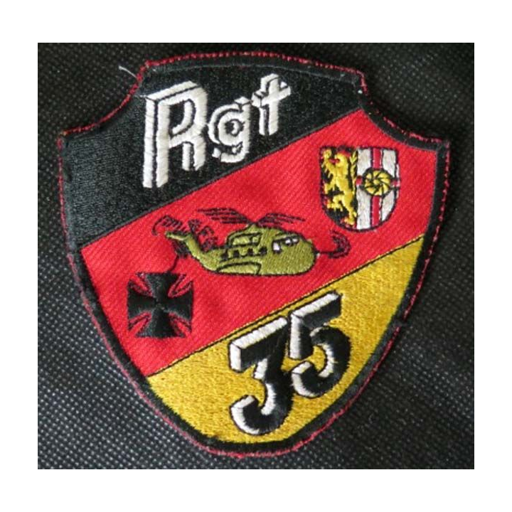 MILITARIA : insigne tissu du 35° régiment allemand