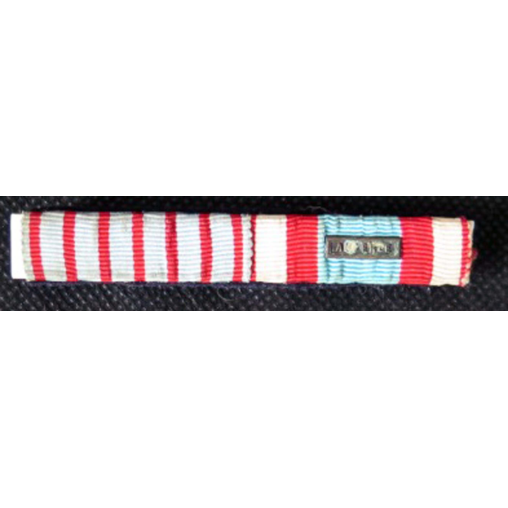 MILITARIA : barrette de rappel de 2 décorations époque Algérie