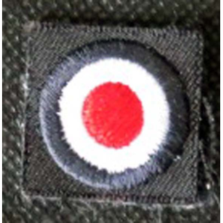 MILITARIA : insigne tissu de casquette allemande