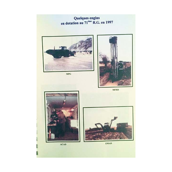 1. Historique complément du 71ème régiment du génie 1985-1997