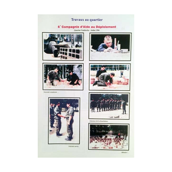 1. 71° régiment du génie du 1er juillet au 30 septembre 1996