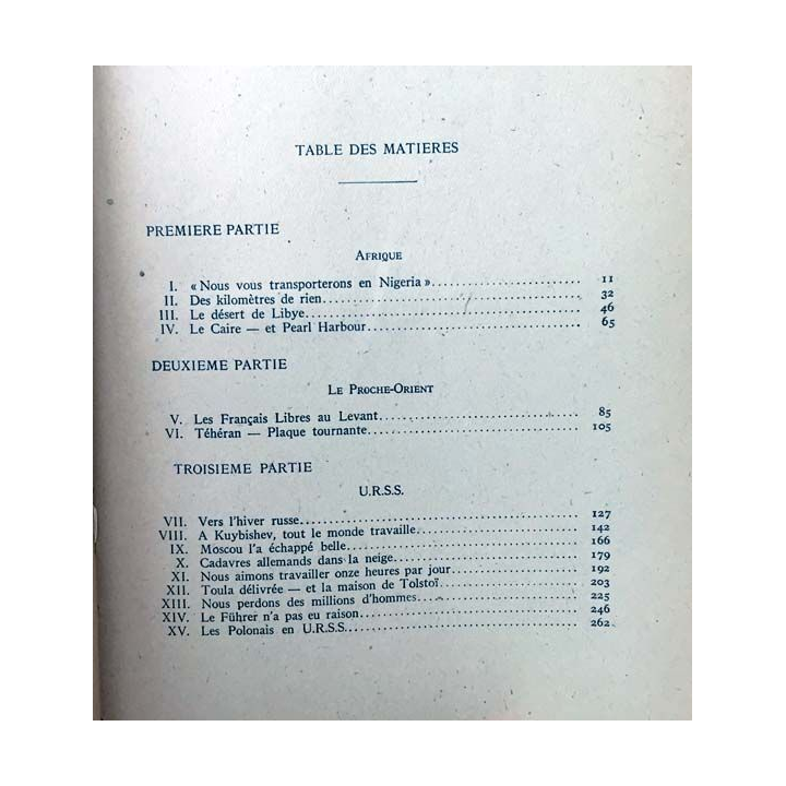 1. Voyages parmi les guerriers de Eve Curie aux éditions Flammarion