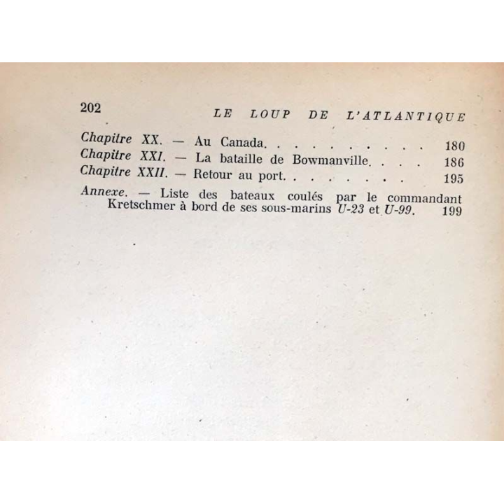 1. Le loup de l'atlantique de Terence Robertson aux éditions Amiot Dumont