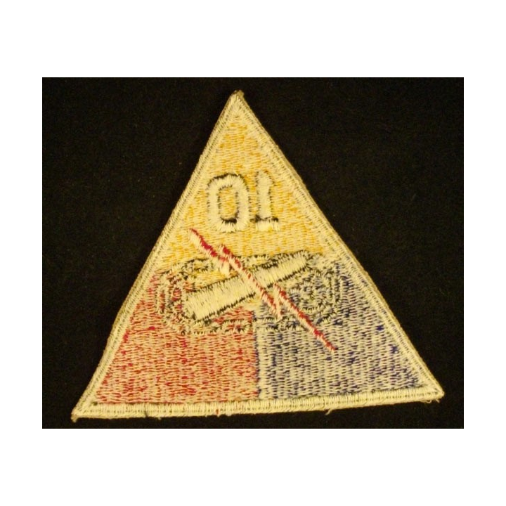 10° Armored division US army patch
