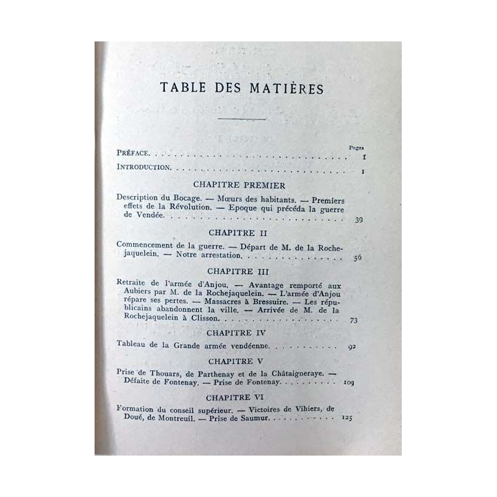 1. Mémoire de la marquise de la Rochejaquelein sur la guerre de Vendée de Maurice Vitrac et Arnould Galopin