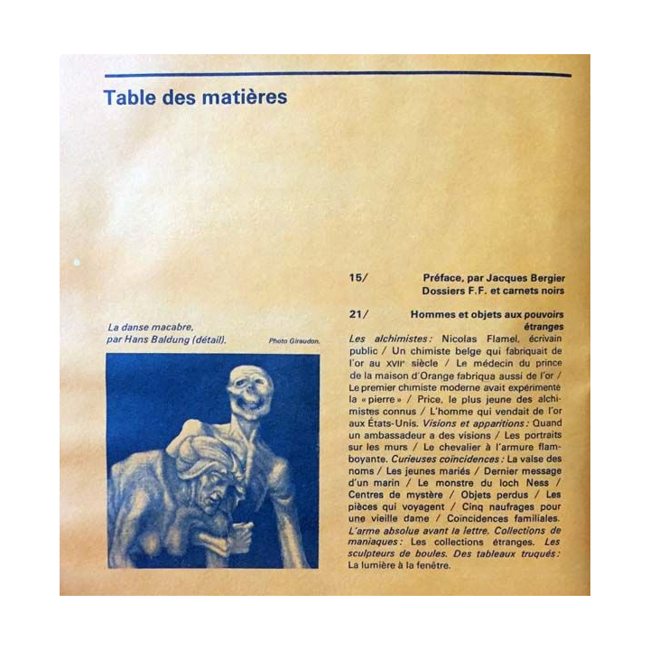 1. Les faits maudits de George Langelaan aux éditions encyclopédie planète