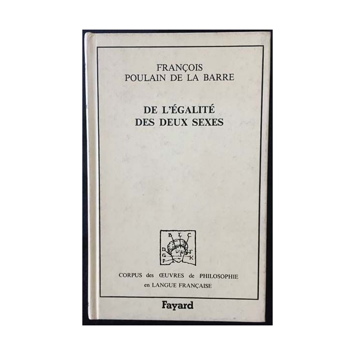 1. De l'égalité des deux sexes de François Poulain de la Barbe aux éditions Fayard