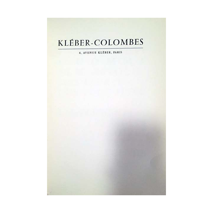 1. 1910 - 1960 Kléber-Colombes