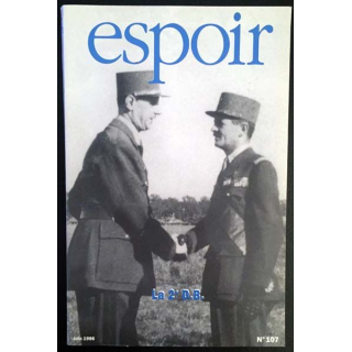 1. Espoir - La 2e D.B N°107 Juin 1996 Revue de la fondation et de l'institut Charles de Gaulle