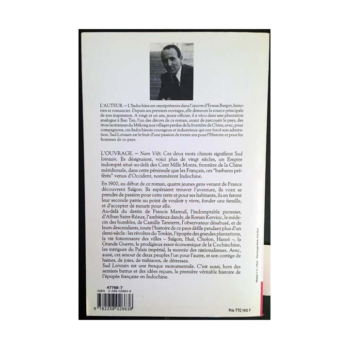 1. Sud lointain - Le courrier de Saïgon de Erwan Bergot aux éditions Presses de la Cité