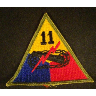11° Armored division US army patch