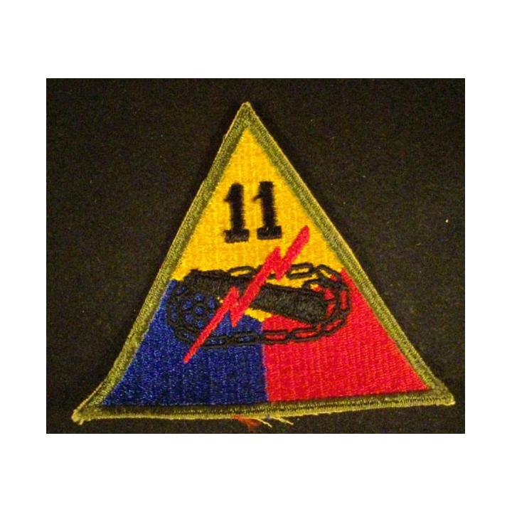 11° Armored division US army patch